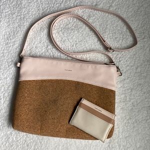 Pixie Mood Pink Cork Purse with Card Holder